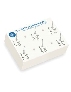 Kit Micropreparación Cavidades 6 Fresas Diamantadas FG