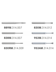 Kit Micropreparación Cavidades 6 Fresas Diamantadas FG 2