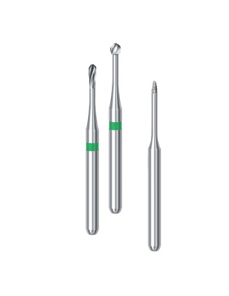 Kit Micropreparación Cavidades 6 Fresas TC y Diamantadas