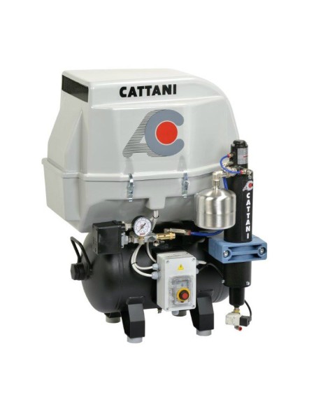 AC100Q Compresor de 30L con Secador de Aire e Insonorización