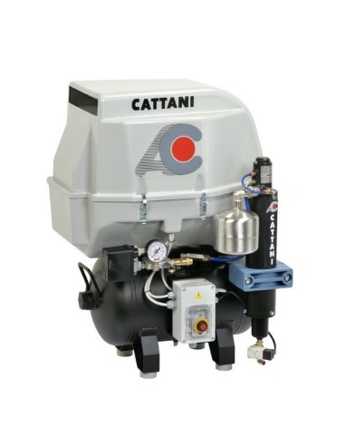 AC200Q Compresor 2 Cilindros Insonorizado Secado de Aire 30L.