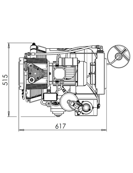 AC300 Compresor 3 Cilindros con Secador de Aire 45L