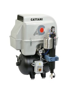 AC300Q Compresor 3 Cilindros Insonorizado Secador de Aire 45L.