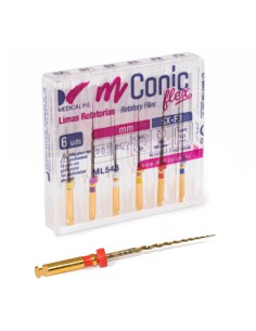 mConic Flex Limas Rotatorias Niti 31mm 6 Uds de Medicaline