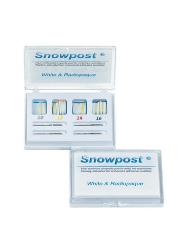 Snowpost Kit Intro Postes Blancos 20u. con Taladros de Abrasive Tech