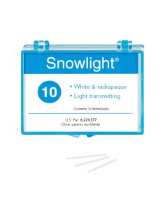Snowlight Postes Blancos de Fibra Reforzada Reposición 10 Uds