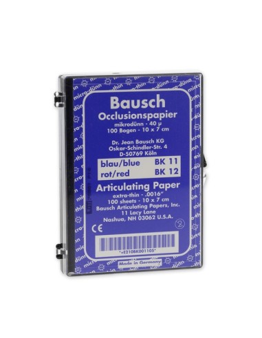 Papel de Articular BK11/BK12 Azul/Rojo Ultradelgados 