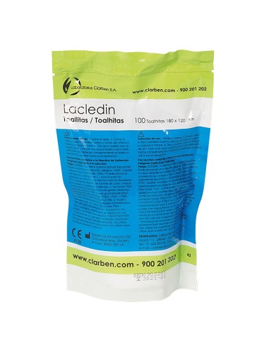 Toallitas Desinfectantes Lacledin Reposición 100u