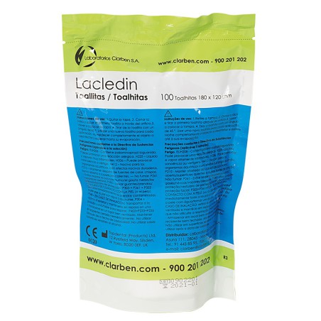 Toallitas Desinfectantes Lacledin Reposición 100u