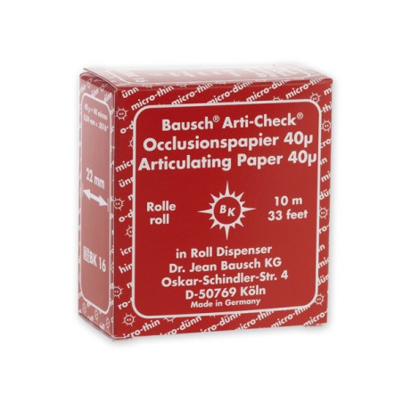 Papeles de Oclusión BK16  Rojo  