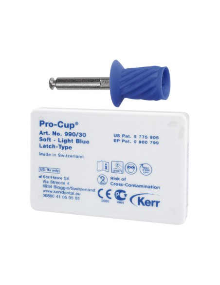 Pro-Cup Copas Profilaxis Sin Rosca Blanda Goma Sin Látex 30 uds Kerr Hawe