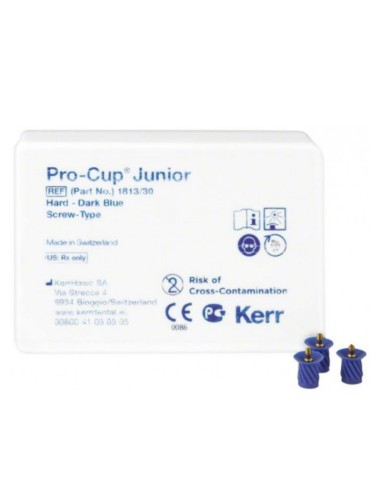 Pro-Cup Junior Copas Profilaxis Rígida CON Rosca Sin Látex 30 uds.