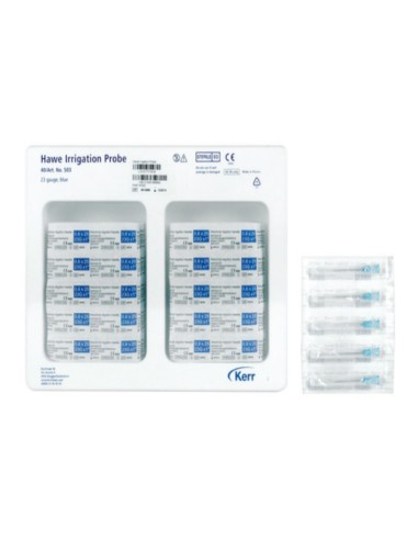 Irrigation Probe Aguja Irrigación 25mm Caja Rep. 40u. de Hawe Neos