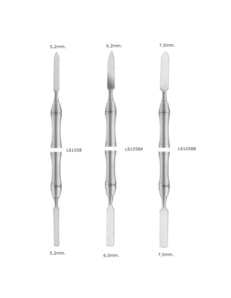 Espátula Liquid Steel para Cemento Doble 5,2mm o 7,5mm. de Carl Martin