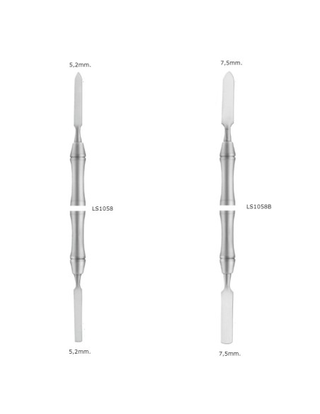 Espátula Liquid Steel para Cemento Doble 5,2mm o 7,5mm. de Carl Martin
