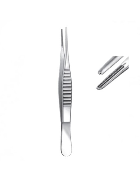 Pinza Bakey Recta Atraumática para Cirugía 15 cm de Carl Martin