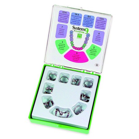 Estuche 9 Clamps con Ala  