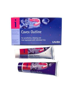 Cavex Outline Pasta de Impresión Sin Eugenol 2 Tubos 140gr + 65gr.