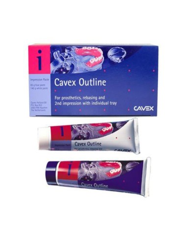Cavex Outline Pasta de Impresión Sin Eugenol 2 Tubos 140gr + 65gr.