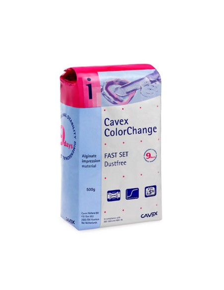 Cavex Color Change Alginato Paquete 500gr.