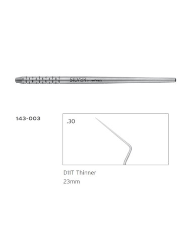 Condensador Lateral HF Silver D11T 23mm Thinner de Hu-Friedy
