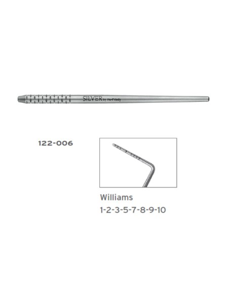 Sonda Periodontal Williams Calibrada HF Silver de Hu-Friedy