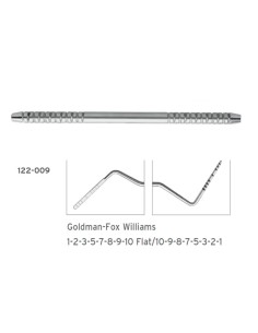 Sonda Periodontal Goldman-Fox Williams Calibrada Silver de Hu-Friedy