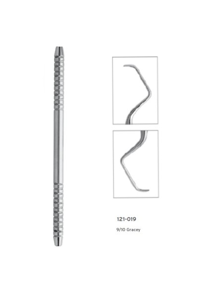 Cureta Gracey HF Silver 9-10 Bucal de Hu-Friedy