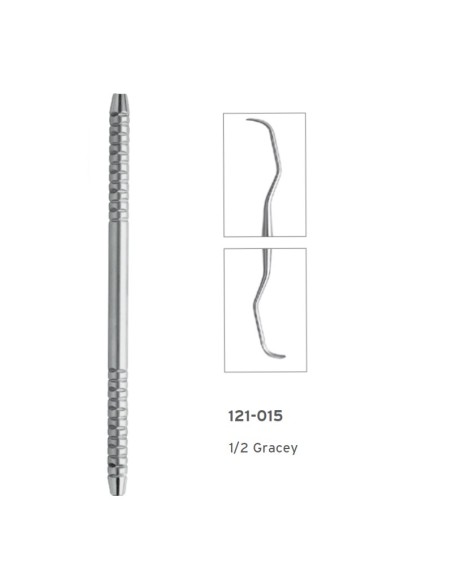 Cureta Gracey HF Silver 1-2 Anterior de Hu-Friedy