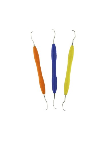 Set 7 Curetas Gracey Mango Silicona