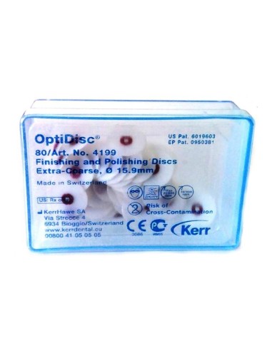 OptiDisc Discos Pulido 15,9mm Super Grueso Reposición 80u.