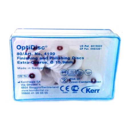 OptiDisc Discos Pulido 15,9mm Super Grueso Reposición 80u.