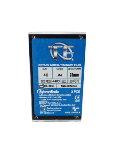 Limas Twisted TF 40 Conicidad .04 3uds.