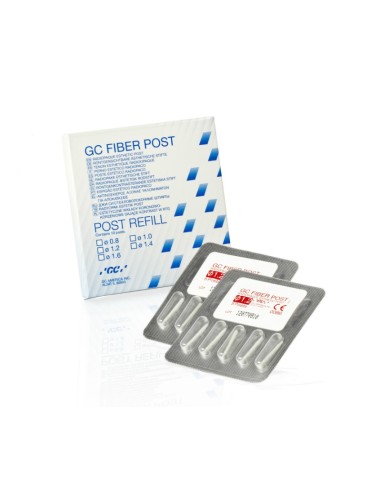 Fiber Post Reposición Poste de Fibra Vidrio 10 uds.