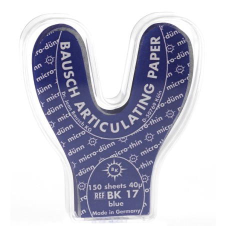 Papel Articular BK17 Azul Forma de Herradura 