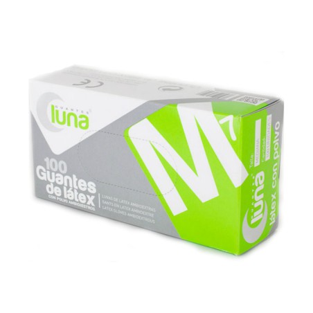 Guantes Empolvados de Látex Caja 100 unidades