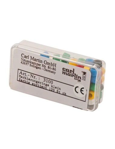 Aros Identificadores de Instrumental Mini Colores Surtido 120 uds.