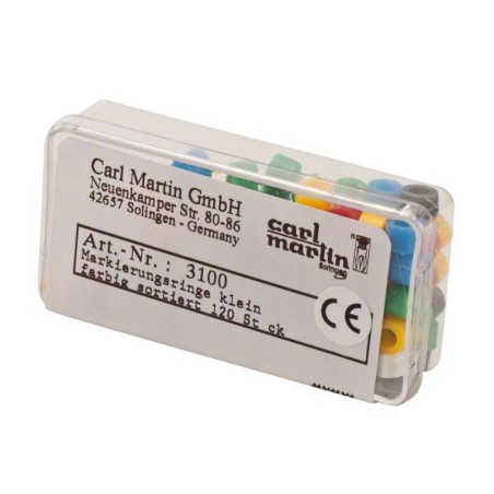 Aros Identificadores de Instrumental Mini Colores Surtido 120 uds.