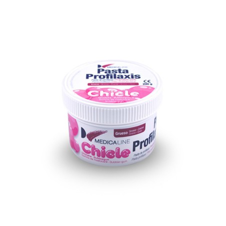 Pasta para Profilaxis Grano Grueso, Sabor Chicle, Bote 200gr.