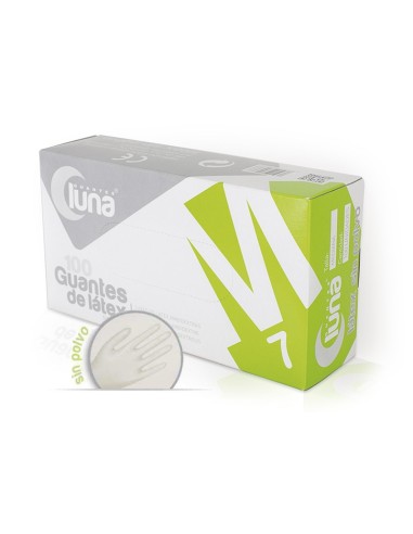 Guantes Sin Polvo de Látex Caja 100 unidades