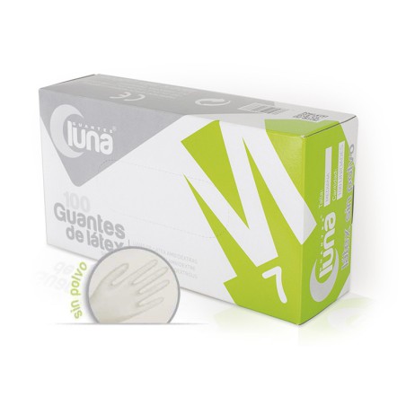 Guantes Sin Polvo de Látex Caja 100 unidades