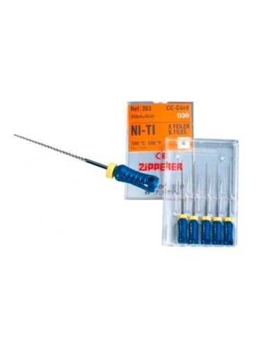 Limas K Ni-Ti 21mm. Blister 6 unidades