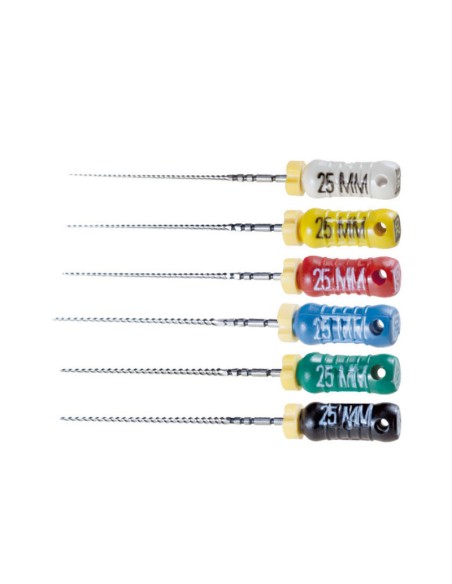 Ensanchador K-Reamers VDW Estériles 25mm Blister 6 uds