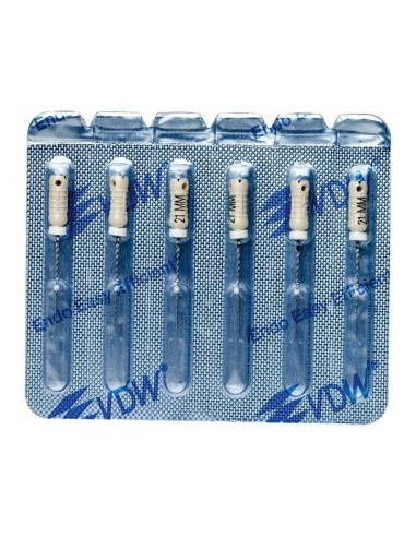 Ensanchador K-Reamers VDW Estériles 21mm Blister 6 uds