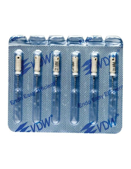 Ensanchador K-Reamers VDW Estériles 21mm Blister 6 uds
