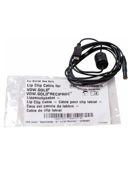 Cable Porta Clip Labial Gold 1 unidad