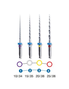 Limas MTWO Surtido Serie Básico 10-25 Estériles Blister 4 Unidades