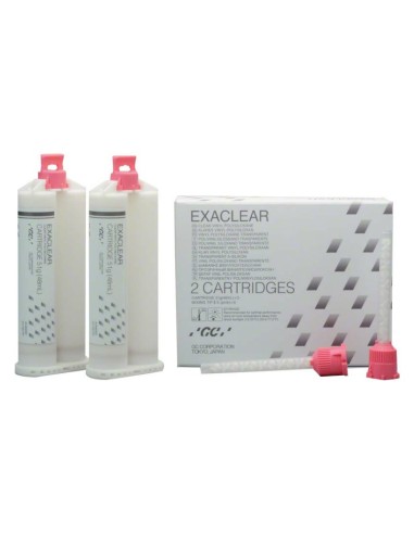 Exaclear Silicona VPS de Adición 2 Cartuchos 48ml.