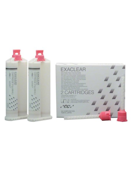 Exaclear Silicona VPS de Adición 2 Cartuchos 48ml.