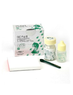 Fuji II 1-1PKG Cemento Ionómero Kit Polvo 15gr + Liquido 8ml.